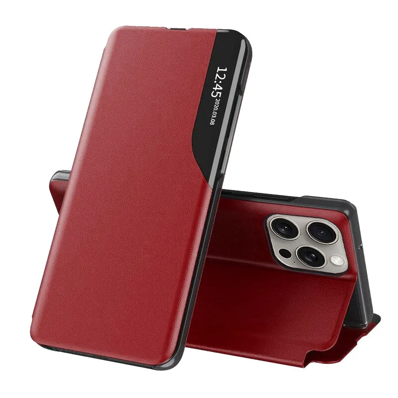 Custodia per Apple iPhone 15 Pro Max, Techsuit, eFold, Rossa - immagine 1