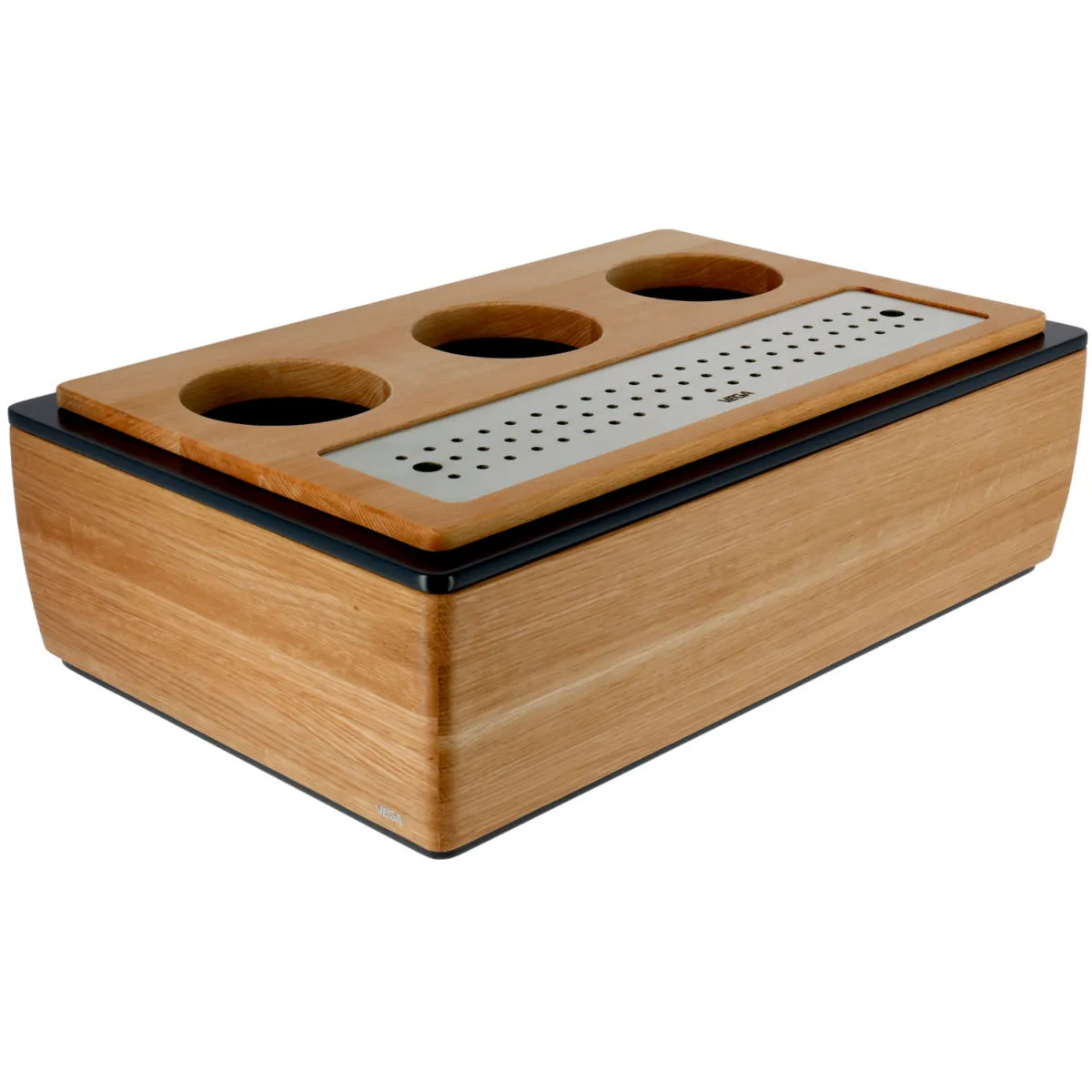 VEGA Espositore per caraffe refrigerato Montana GN 1/1; GN 1/1, 57x36.5x18.5 cm (LxLxH); quercia/acciaio inox; rettangolare - immagine 1