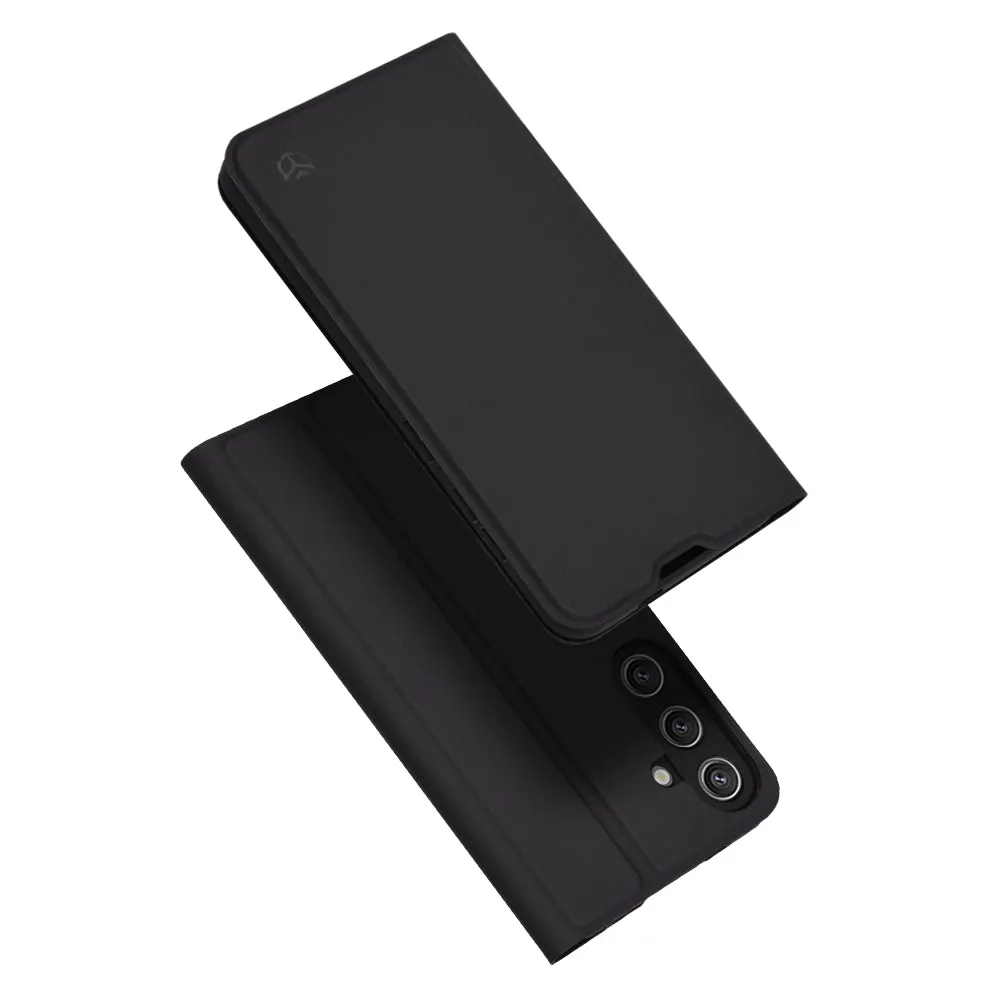Custodia per Samsung Galaxy S24 S921, Techsuit, Magskin Book, Nera - immagine 1
