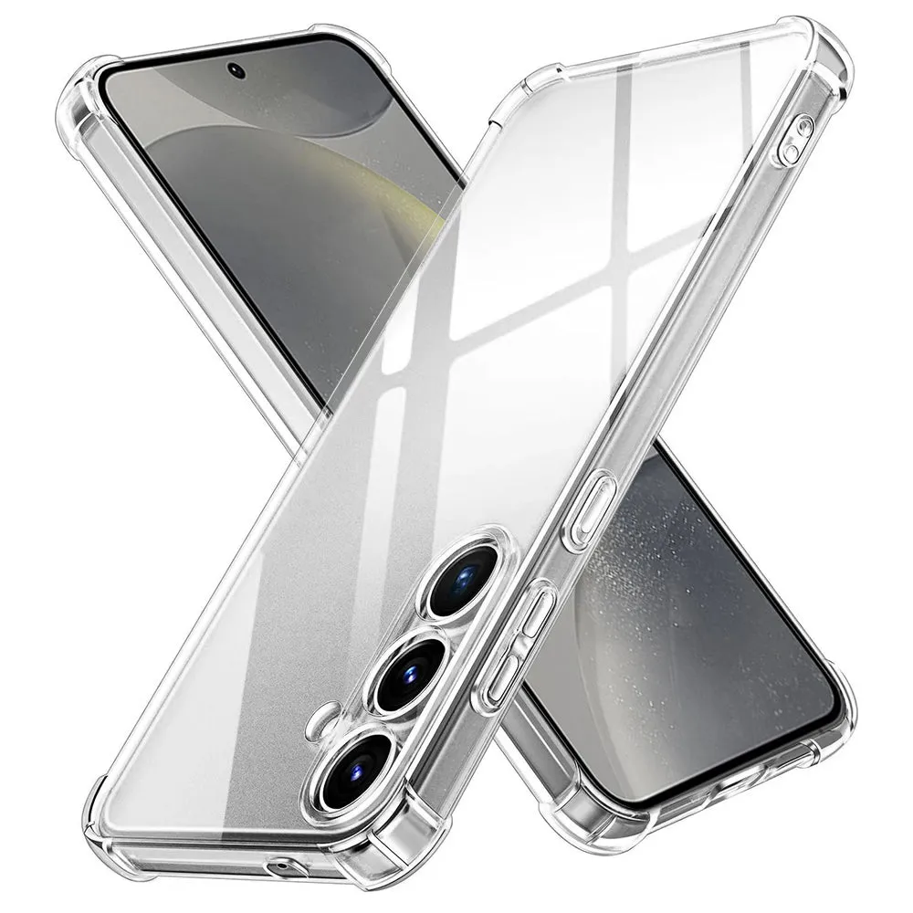 Custodia per Samsung Galaxy S24 S921, Techsuit, Shockproof Clear, Trasparente - immagine 1