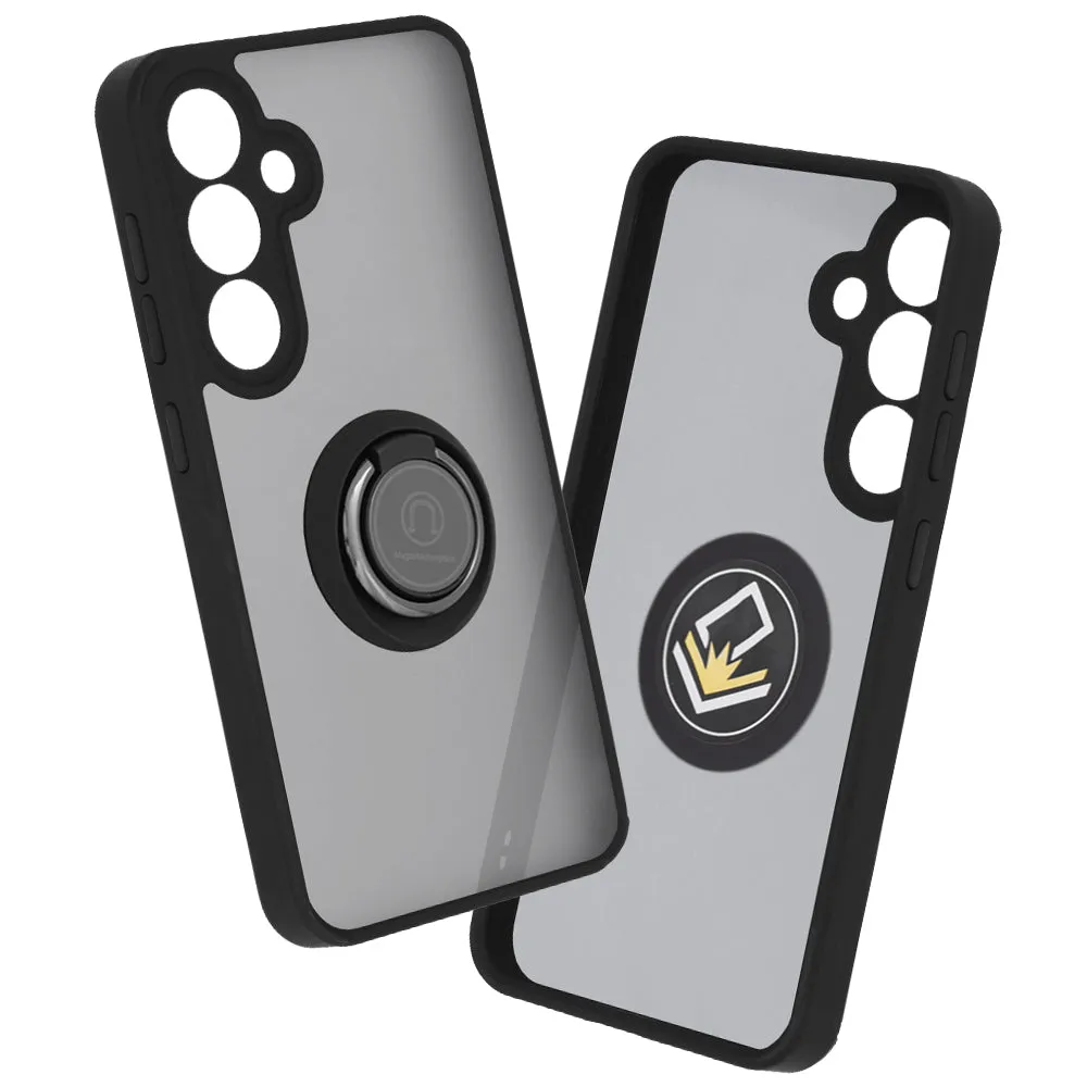 Custodia per Samsung Galaxy S24 S921, Techsuit, Glinth, Nera - immagine 1