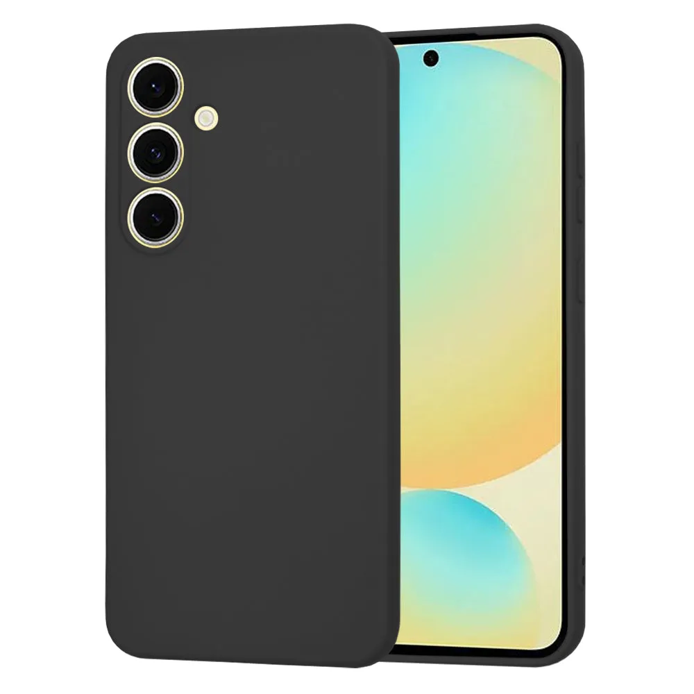 Custodia per Samsung Galaxy S24 FE S721, Techsuit, SoftFlex, Nera - immagine 1