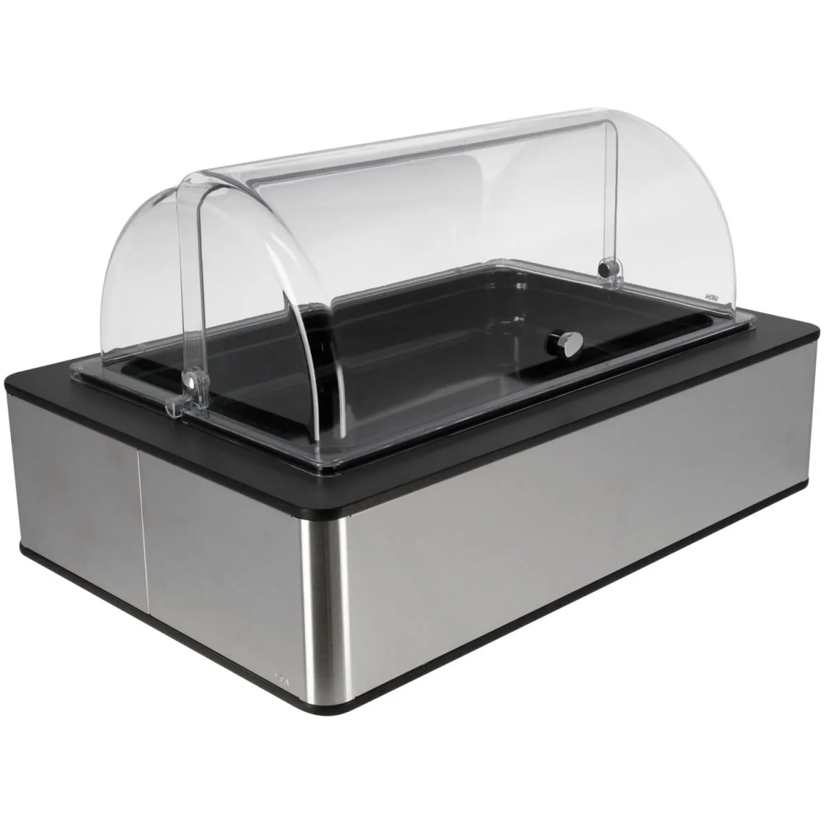 VEGA Vetrina Fundale alta, 6,5 cm, GN 1/1, in melamina; GN 1/1, 63x42.5x33.9 cm (LxLxH); acciaio inox/antracite/nero/trasparente; rettangolare - immagine 1