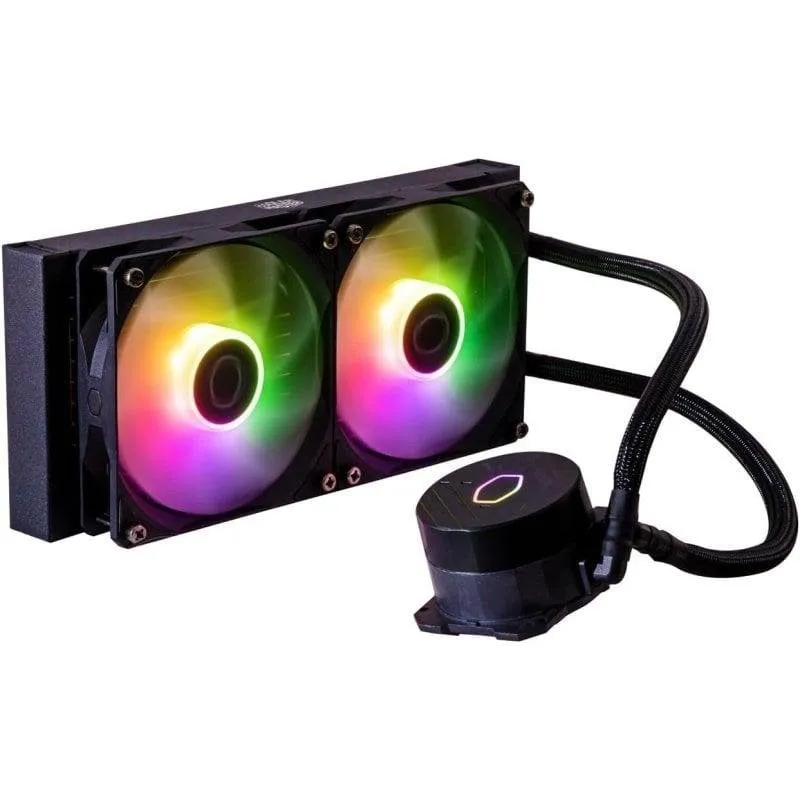 Raffreddamento Liquido Cooler Master MasterLiquid 240L Core ARGB 240mm 2 Ventole LED - immagine 1