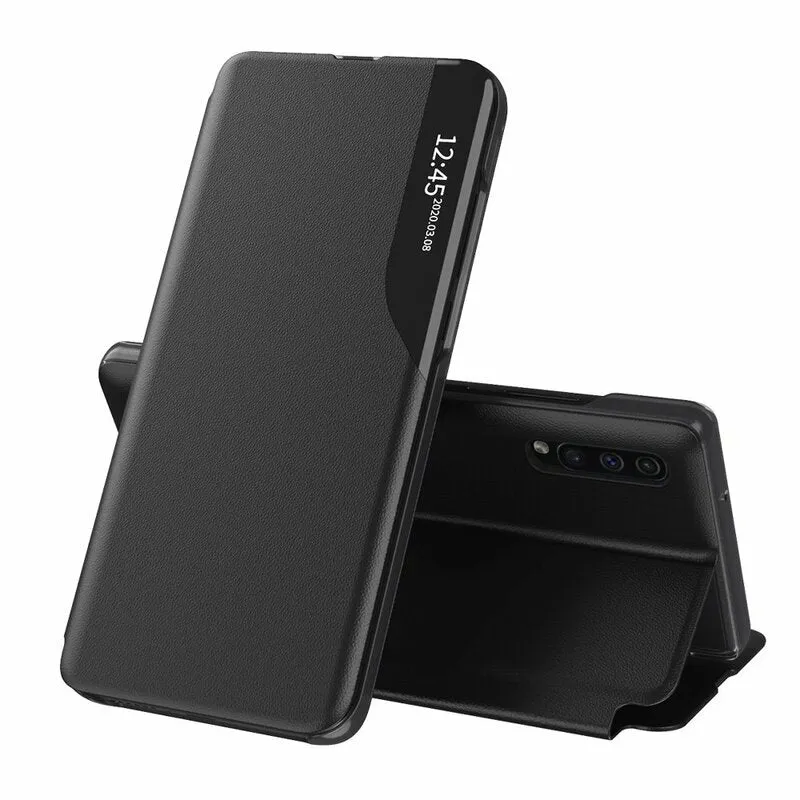 Custodia per Samsung Galaxy A50s A507 / A30s A307 / A50 A505, Techsuit, eFold, Nera - immagine 1