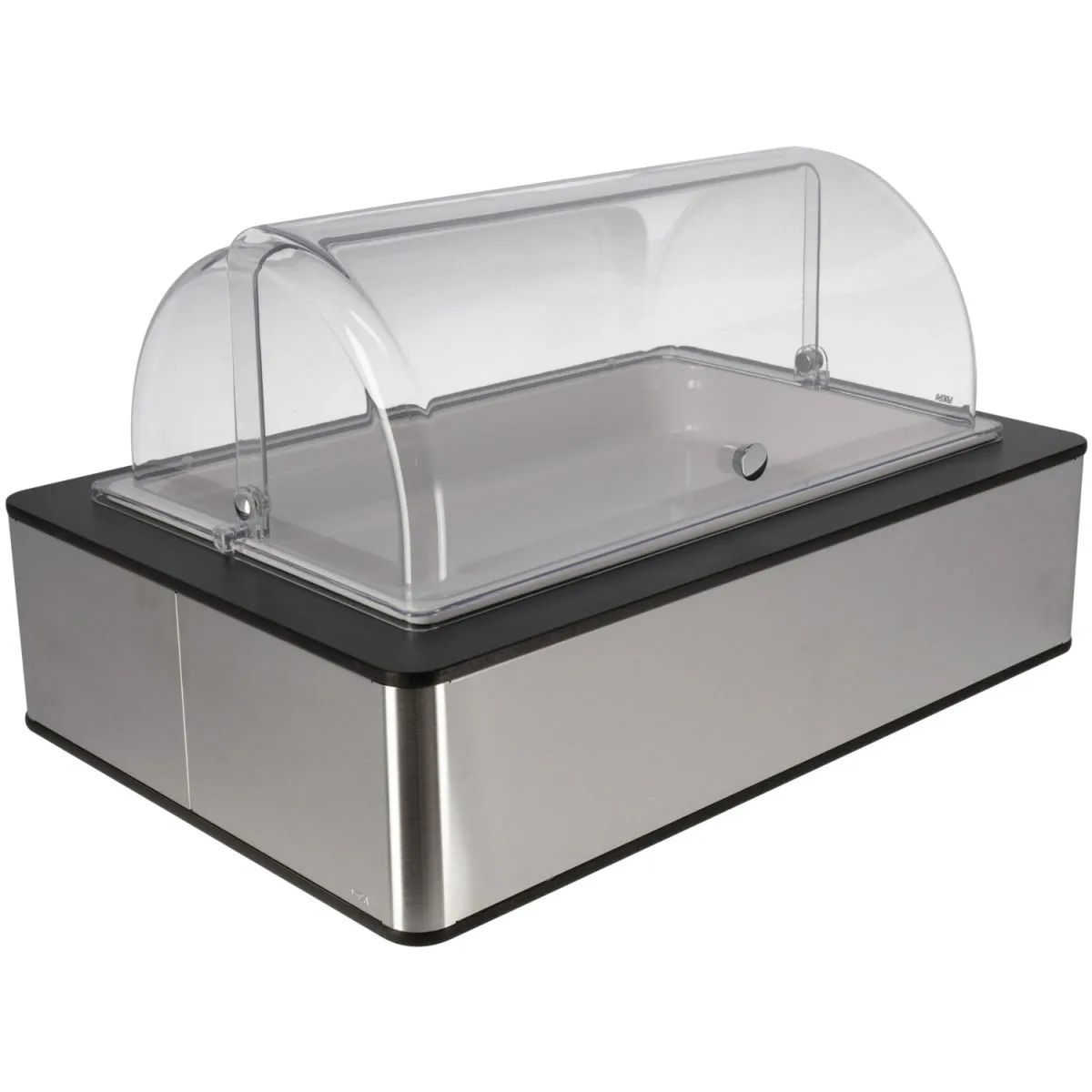 VEGA Vetrina Fundale alta, 6,5 cm, GN 1/1, in melamina bianca; GN 1/1, 63x42.5x33.9 cm (LxLxH); acciaio inox/antracite/bianco/trasparente; rettangolare - immagine 1