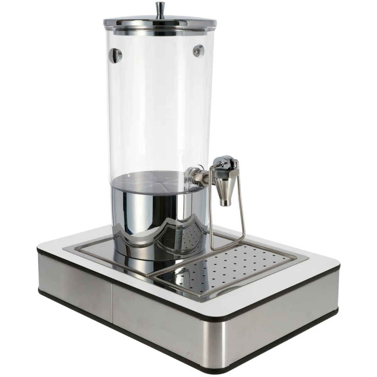 VEGA Dispenser succhi Fundale weiß singolo, GN 1/2, 4l; 42.5x31.5x50.5 cm (LxLxH); bianco/trasparente/acciaio inox - immagine 1