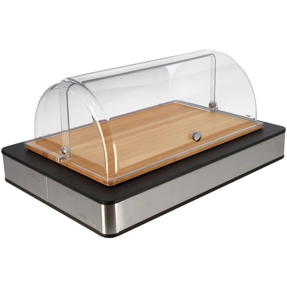 VEGA Vetrina Fundale media, GN 1/1, in legno; GN 1/1, 63x42.5x27.4 cm (LxLxH); acciaio inox/antracite/quercia/trasparente; rettangolare - immagine 1