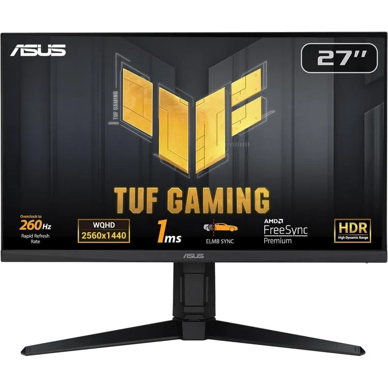 ASUS TUF VG27AQML1A 27" LED IPS WQHD 260Hz G-SYNC compatibile - immagine 1