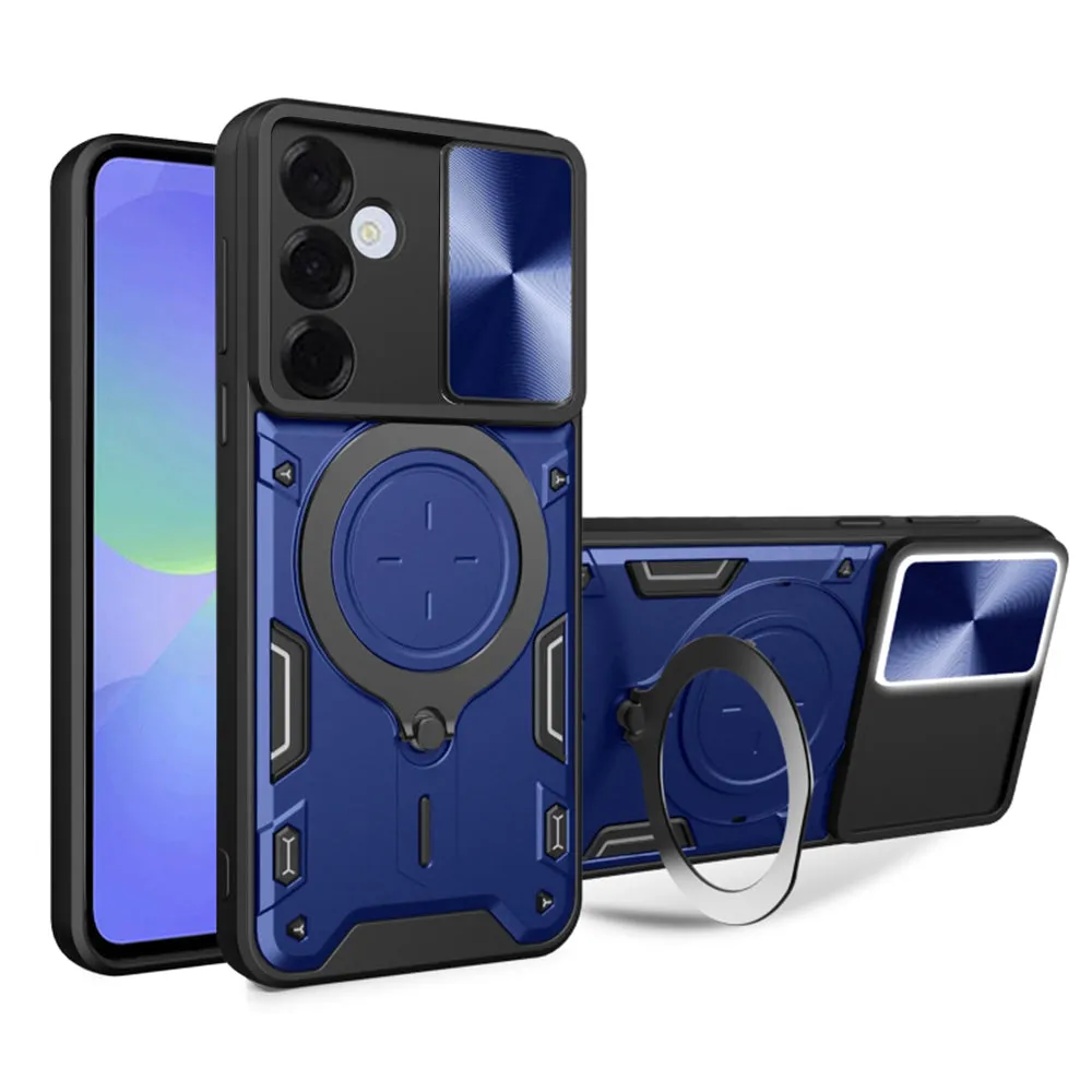 Custodia per Samsung Galaxy A36 A366, Techsuit, CamGuard Pro, Blu - immagine 1