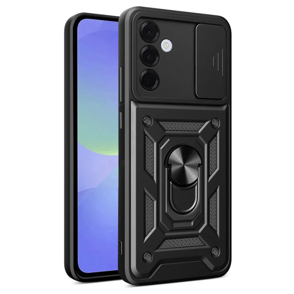 Custodia per Samsung Galaxy A36 A366, Techsuit, CamShield, Nera - immagine 1