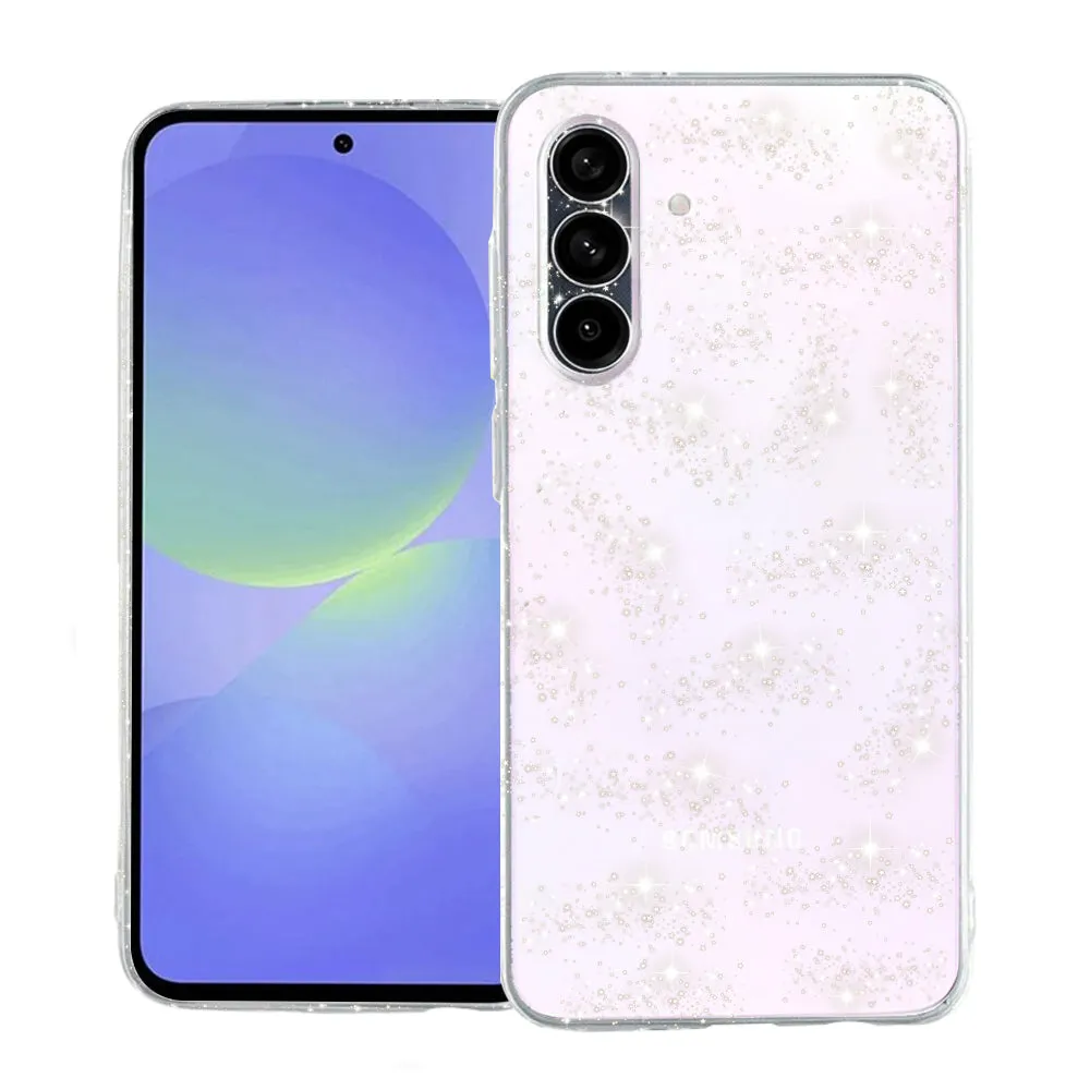 Custodia per Samsung Galaxy A36 A366, Techsuit, SparkleSkin, Trasparente - immagine 1