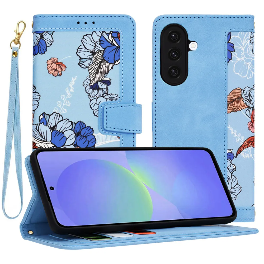 Custodia per Samsung Galaxy A36 A366, Techsuit, FlipCraft, Blu - immagine 1