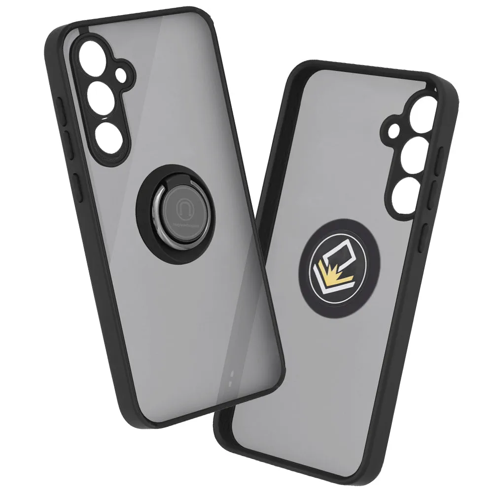 Custodia per Samsung Galaxy A35 5G A356, Techsuit, Glinth, Nera - immagine 1