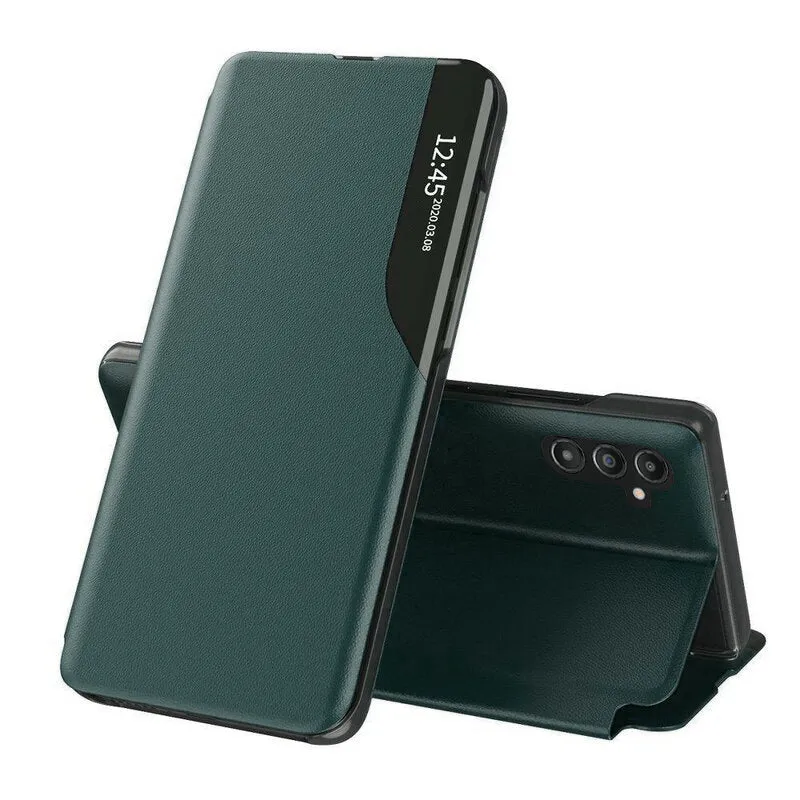 Custodia per Samsung Galaxy A35 5G A356, Techsuit, eFold, Verde - immagine 1