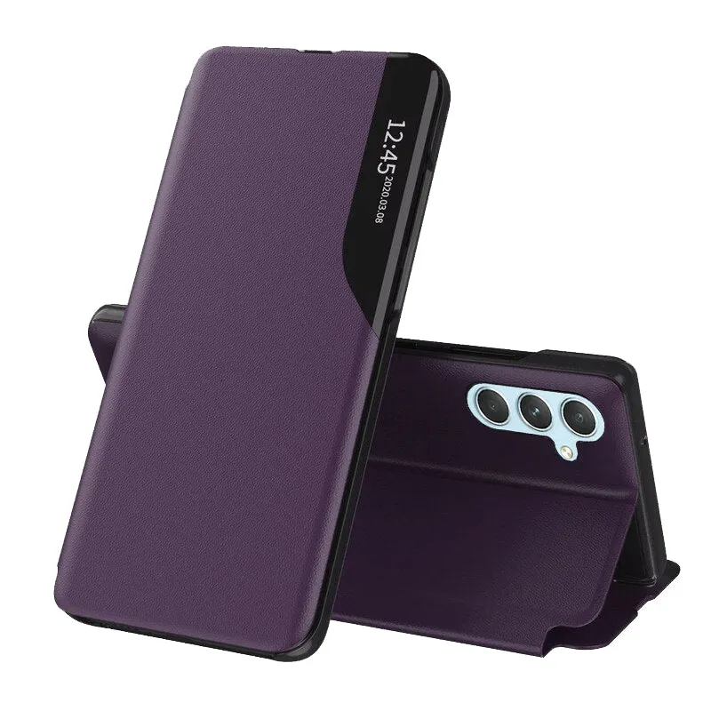 Custodia per Samsung Galaxy A34 A346, Techsuit, eFold, Viola - immagine 1