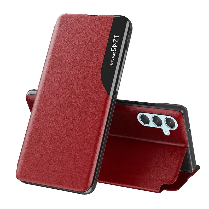 Custodia per Samsung Galaxy A34 A346, Techsuit, eFold, Rossa - immagine 1