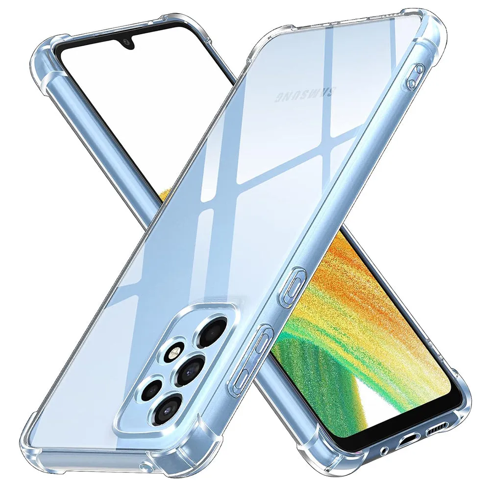 Custodia per Samsung Galaxy A33 5G A336, Techsuit, Shockproof Clear, Trasparente - immagine 1