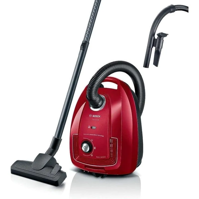 Aspirapolvere con Sacco Bosch Serie 4 BGB38RD2 600W Capacità 4L Filtro Lavabile - immagine 1