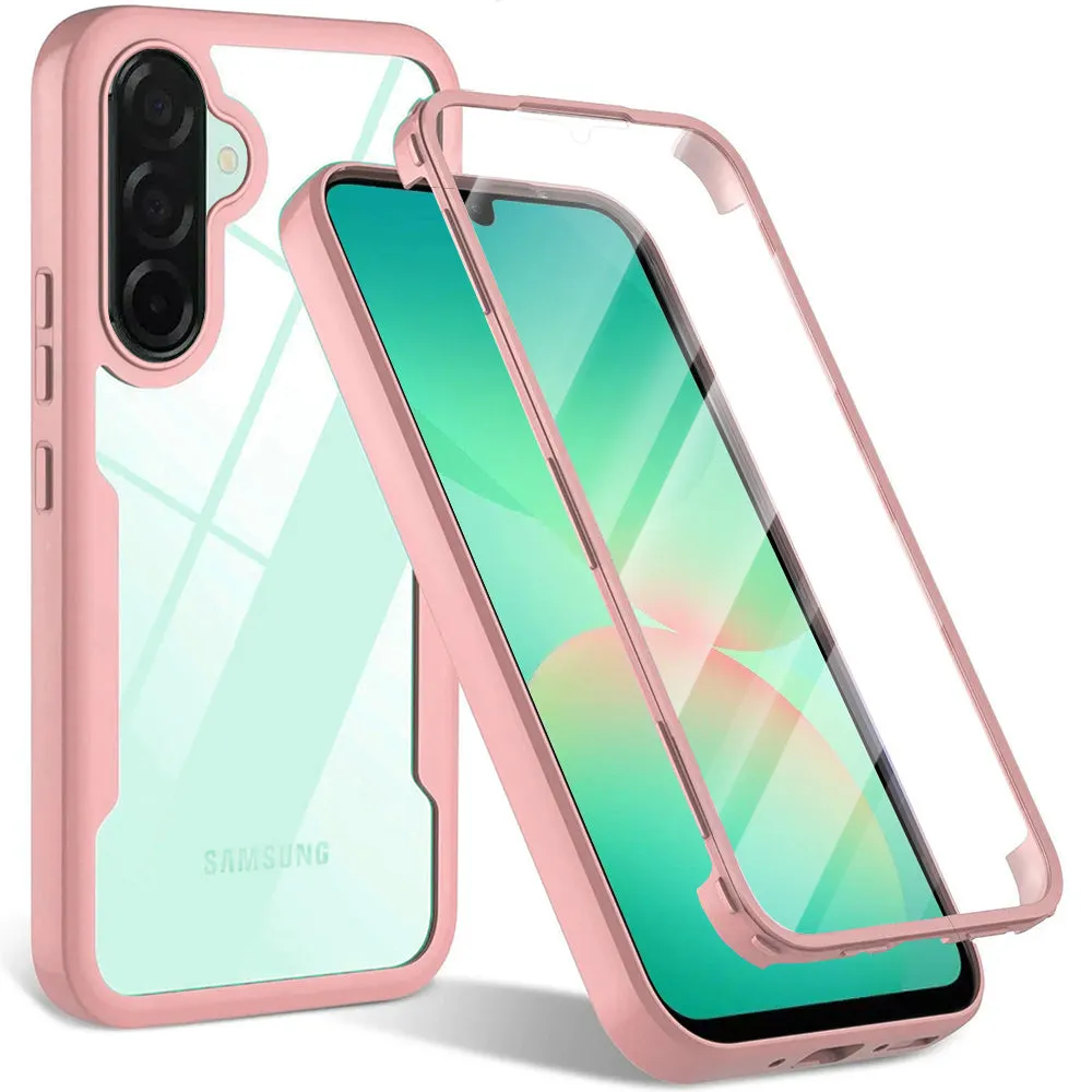 Custodia per Samsung Galaxy A26 A266, Techsuit, ColorVerse 360, Rosa - immagine 1