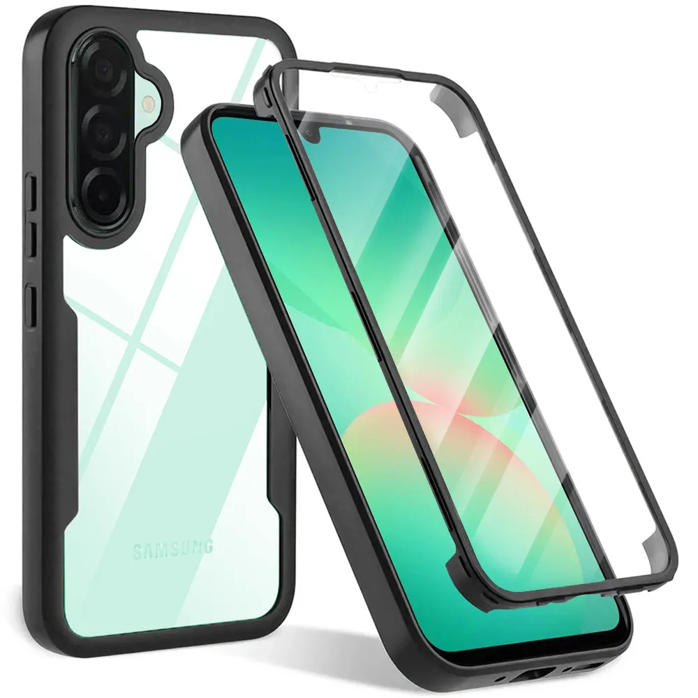 Custodia per Samsung Galaxy A26 A266, Techsuit, ColorVerse 360, Nera - immagine 1