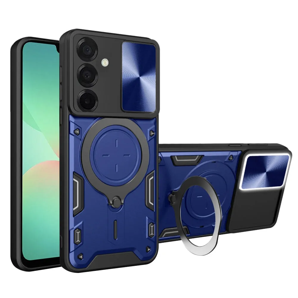 Custodia per Samsung Galaxy A26 A266, Techsuit, CamGuard Pro, Blu - immagine 1