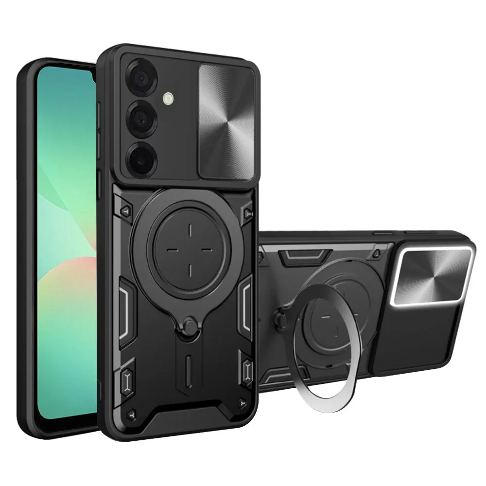 Custodia per Samsung Galaxy A26 A266, Techsuit, CamGuard Pro, Nera - immagine 1