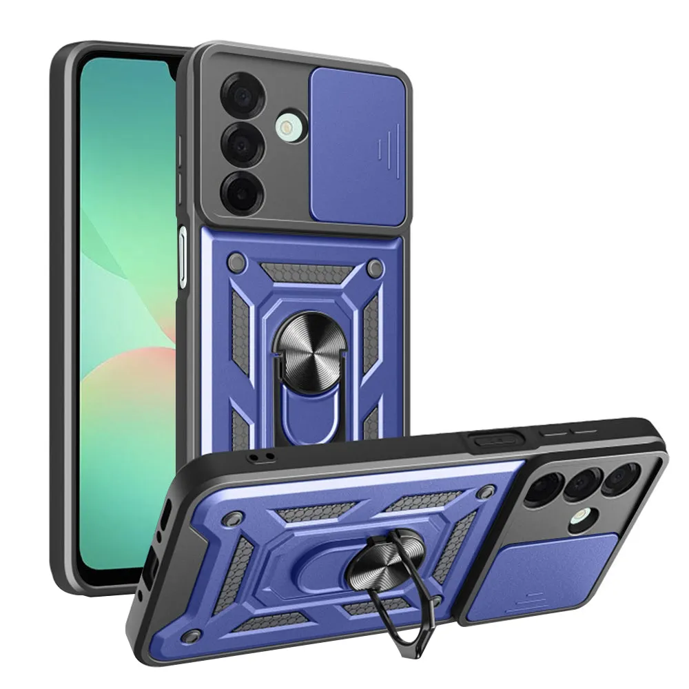 Custodia per Samsung Galaxy A26 A266, Techsuit, CamShield, Blu - immagine 1