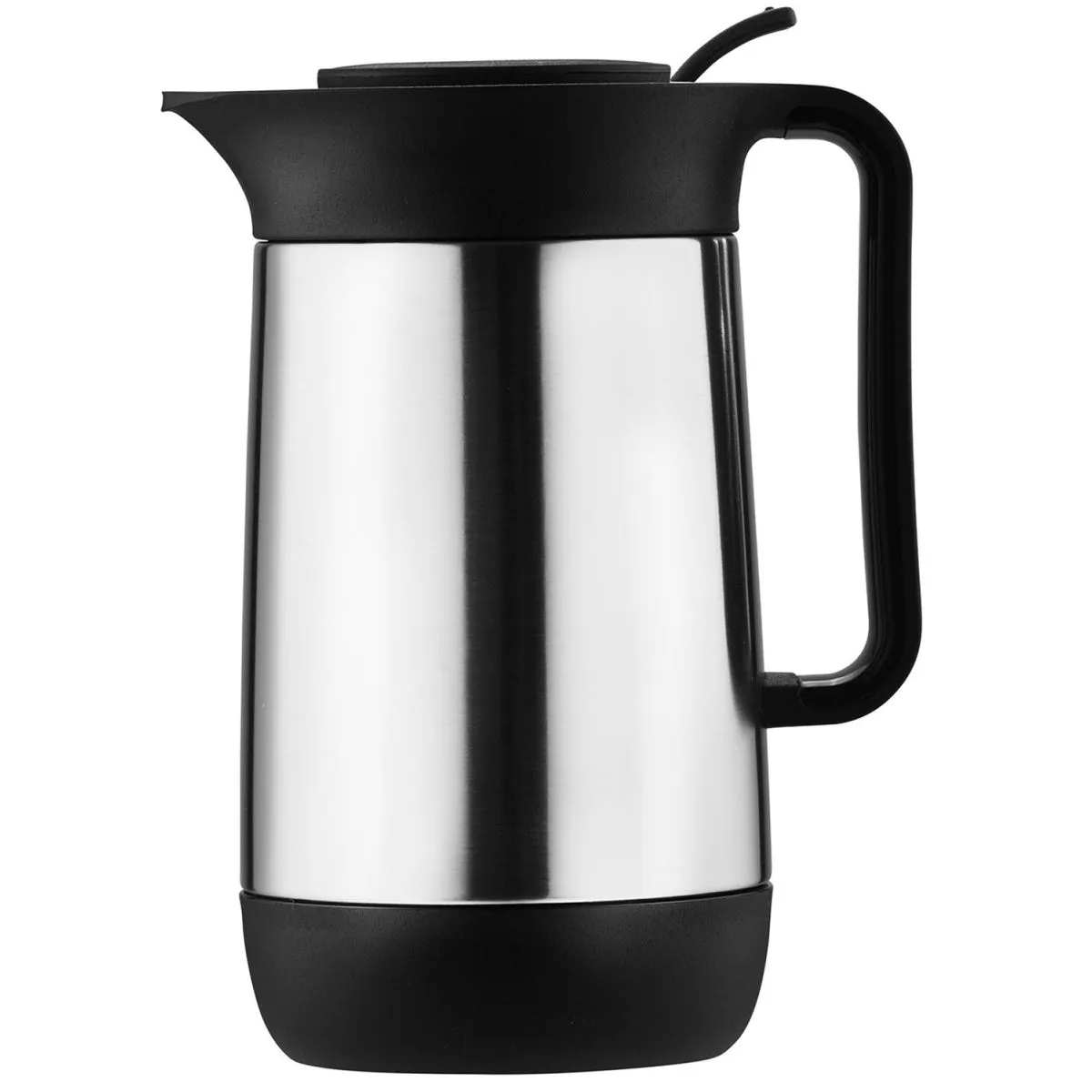helios caraffa termica Contur Push lucidata ; 600 ml, 21.3 cm (H); argento; rotonda - immagine 1