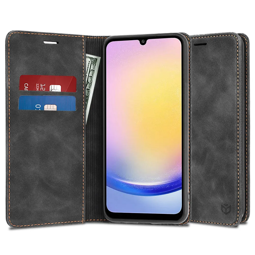 Custodia per Samsung Galaxy A25 A256, Techsuit, Confy, Nera - immagine 1