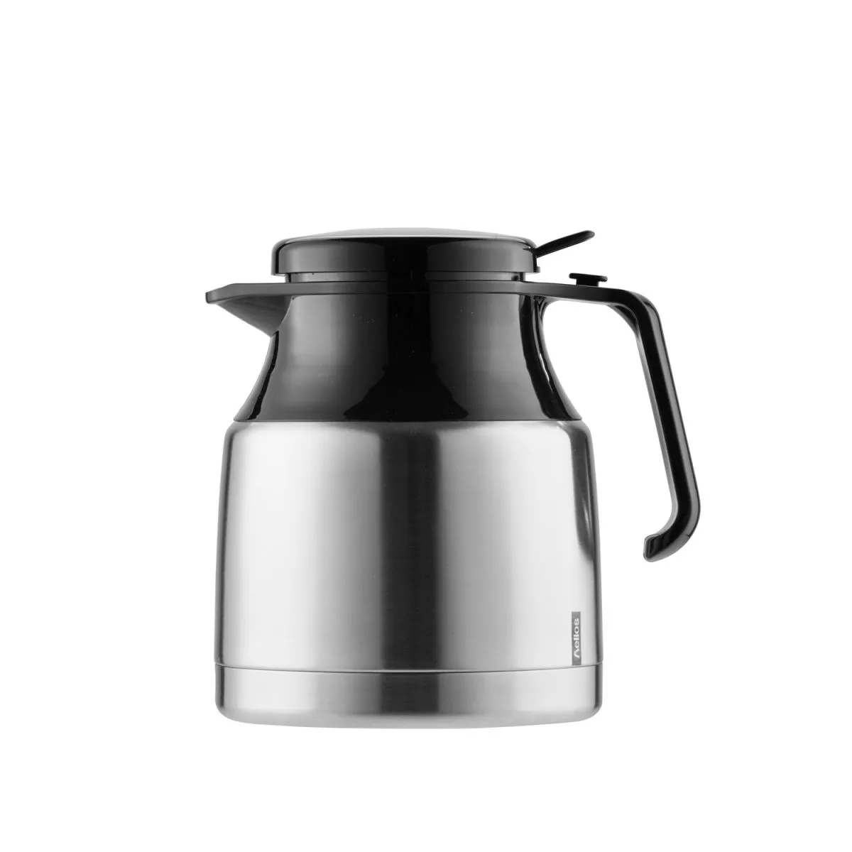 helios caraffa termica in acciaio inox Mondial Push 1,3 l; 1300 ml, 17.5 cm (H); argento - immagine 1