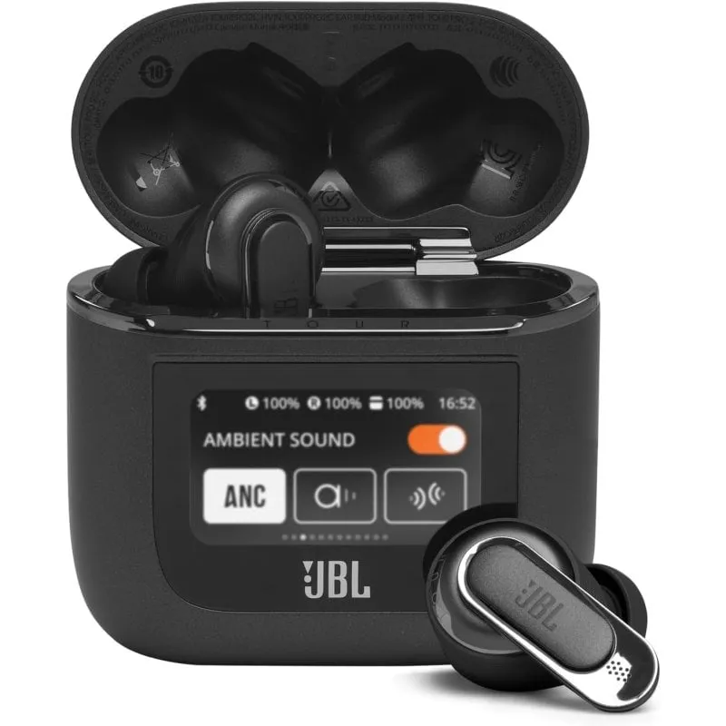 Cuffie wireless JBL Tour Pro 2 con tecnologia True Adaptive ANC Nero - immagine 1
