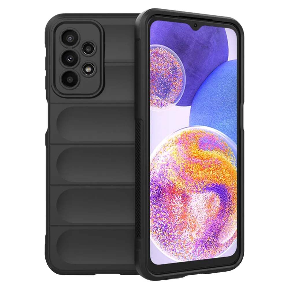 Custodia per Samsung Galaxy A23 5G A236 / A23 A235, Techsuit, Magic Shield, Nera - immagine 1