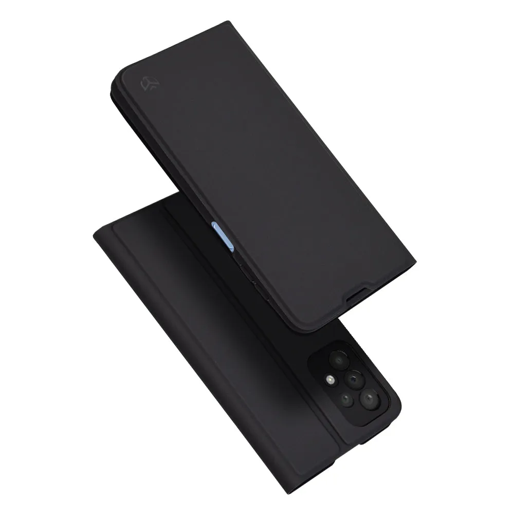 Custodia per Samsung Galaxy A23 5G A236 / A23 A235, Techsuit, Magskin Book, Nera - immagine 1