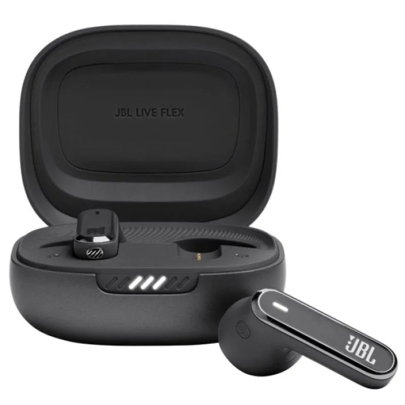 Cuffie wireless JBL Live Flex con cancellazione adattiva del rumore - Nero - immagine 1