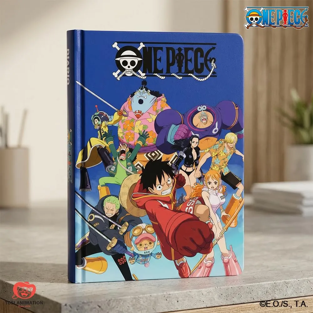 ONE PIECE - Diario Scuola Ufficiale One Piece, Diario Scolastico 12 Mesi, Ideale per la Scuola Elementare, Copertina Imbottita e 320 Pagine Interne Stampate a Colori, Idea Regalo Bambini, 13x17,8H - immagine 6
