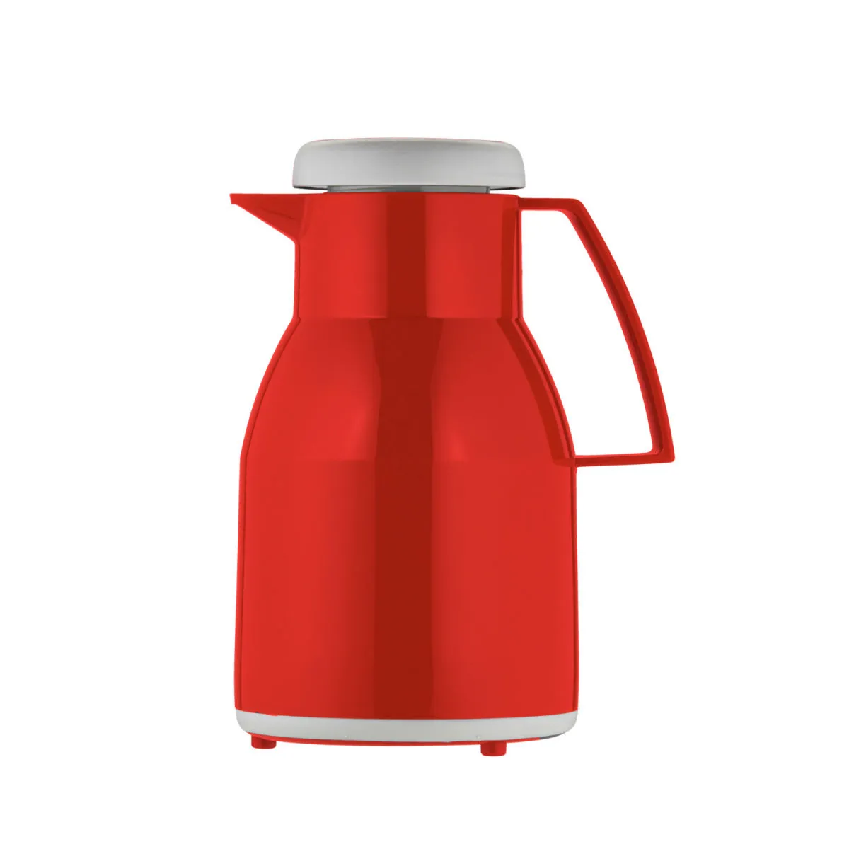 helios Caraffa sottovuoto Wash 1,0 l grigio; 1000 ml, 23.8 cm (H); rosso; rotonda - immagine 1
