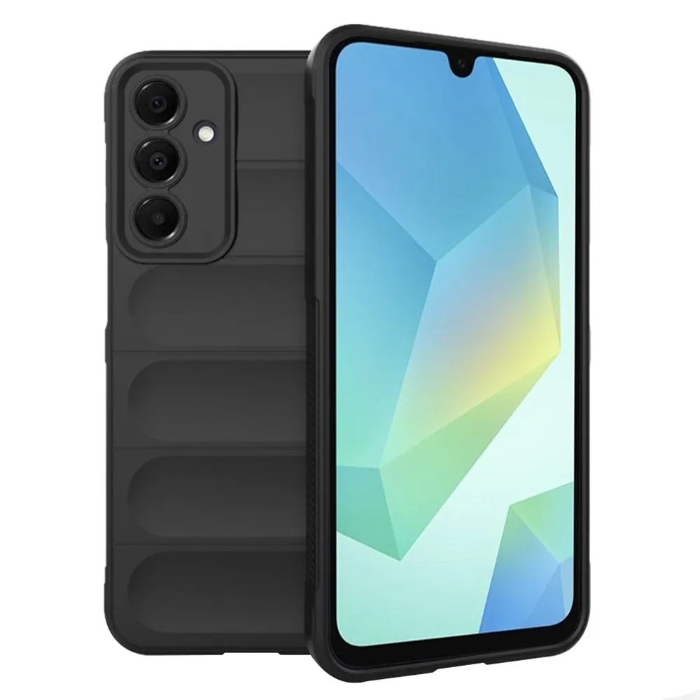 Custodia per Samsung Galaxy A16 5G A166 / A16 4G A165, Techsuit, Magic Shield, Nera - immagine 1