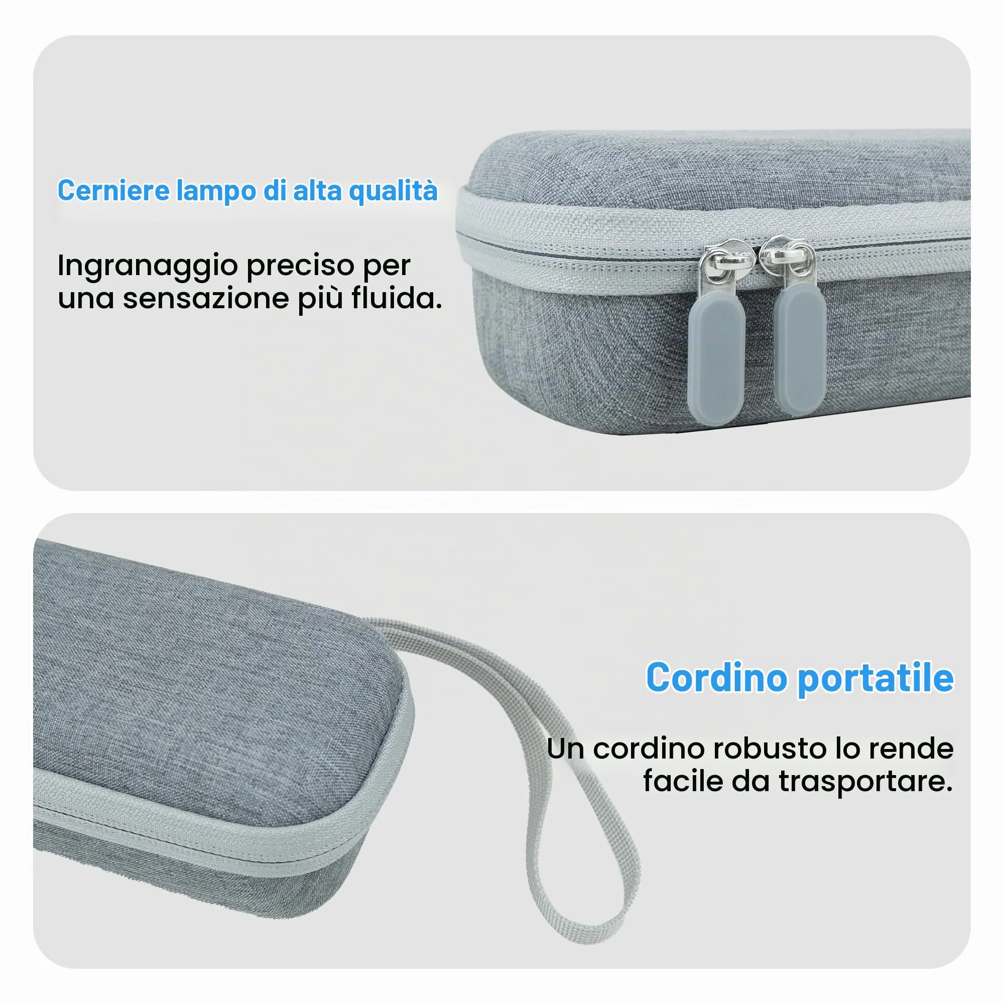 Lemxiee Custodia rigida per DJI Osmo Pocket 4 Cover Accessori + [2 Pezzi] Pellicola Vetro Temperato per DJI Osmo Pocket 4 Protettiva Case - immagine 3