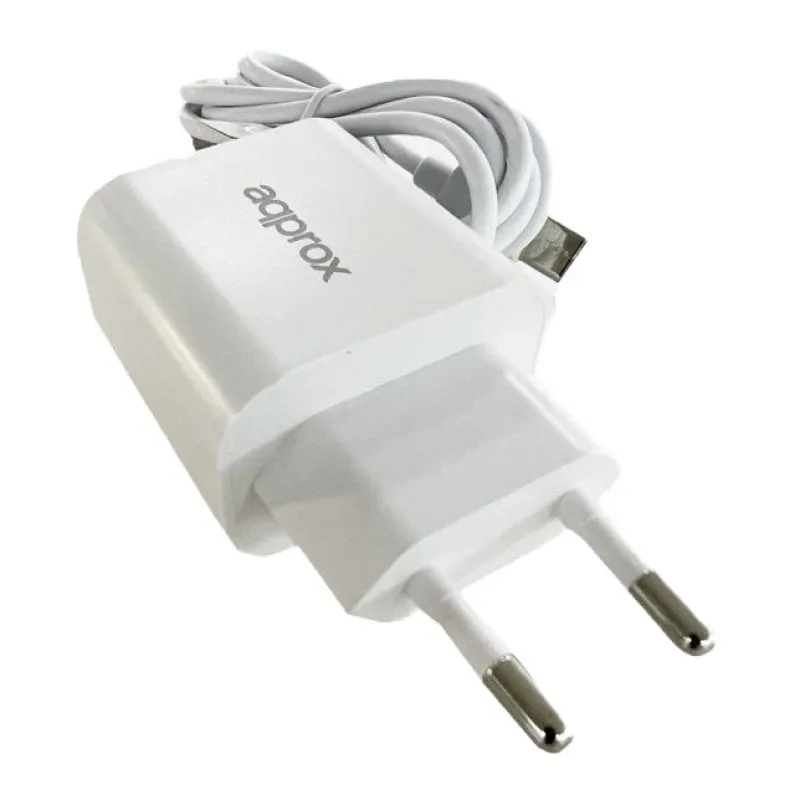 Caricatore USB 3.0 APPUSBWALL18 circa + cavo USB-C 18 W bianco - immagine 1