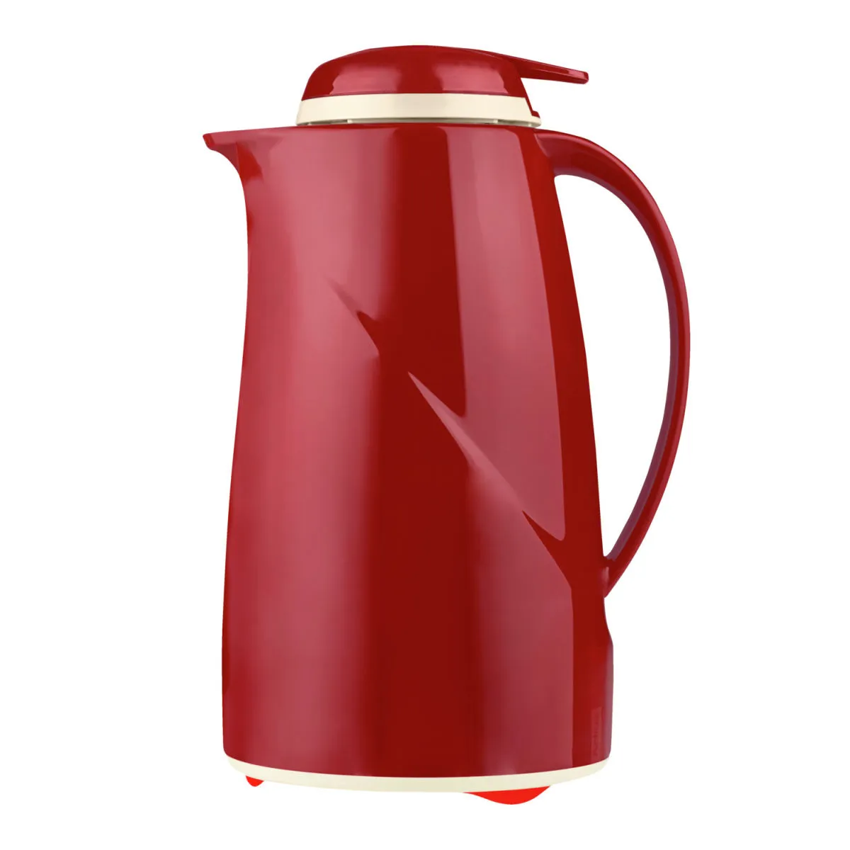 helios caraffa termica Wave Push 1,0 l ; 1000 ml, 25.1 cm (H); rosso - immagine 1