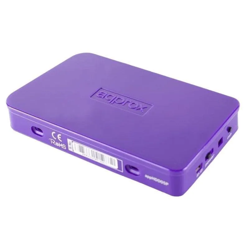 Box Esterna Approx APPHDD07P 3.5'' SATA Alluminio Viola USB 2.0 - immagine 1