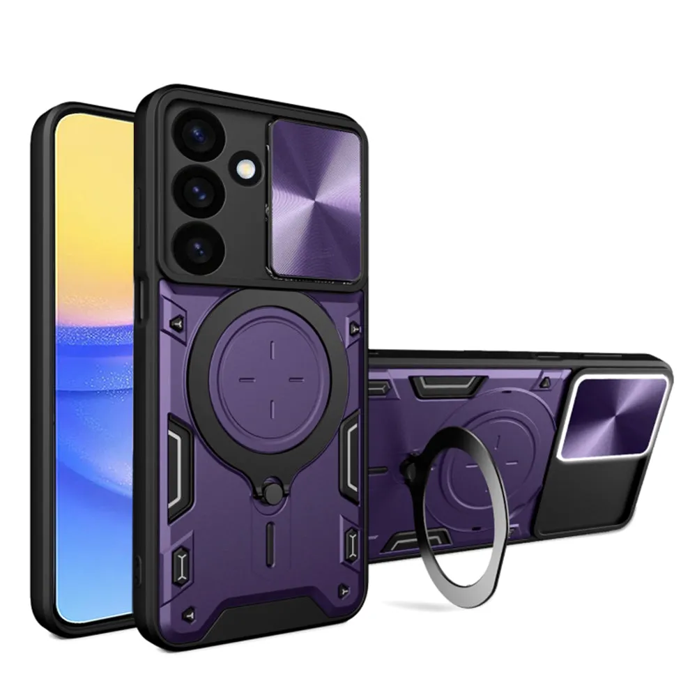 Custodia per Samsung Galaxy A16 5G A166 / A16 4G A165, Techsuit, CamGuard Pro, Viola - immagine 1