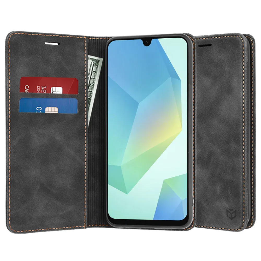 Custodia per Samsung Galaxy A16 5G A166 / A16 4G A165, Techsuit, Confy, Nera - immagine 1