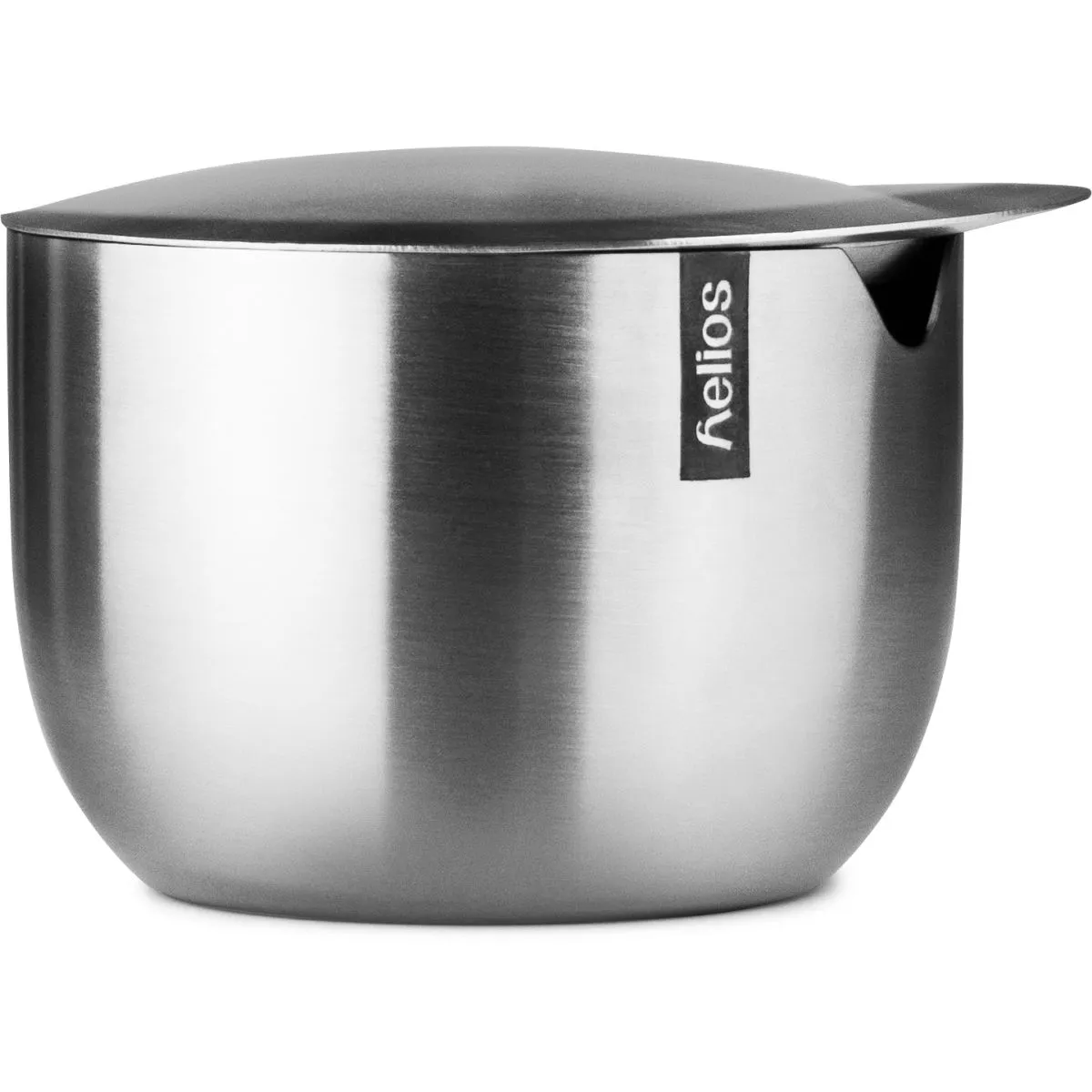 helios Zuccheriera con coperchio Serve*Sugar; 6.7 cm (H); argento - immagine 1