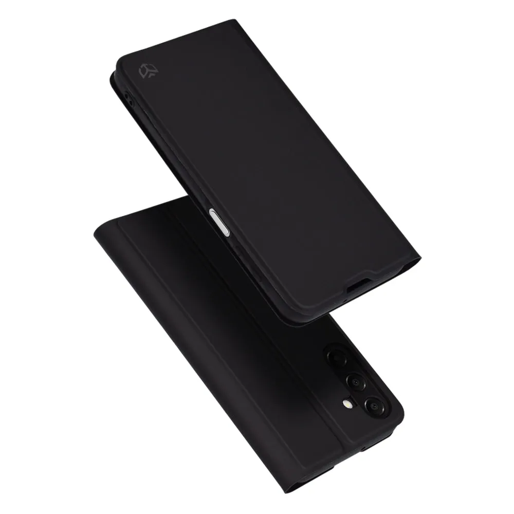 Custodia per Samsung Galaxy A16 5G A166 / A16 4G A165, Techsuit, Magskin Book, Nera - immagine 1