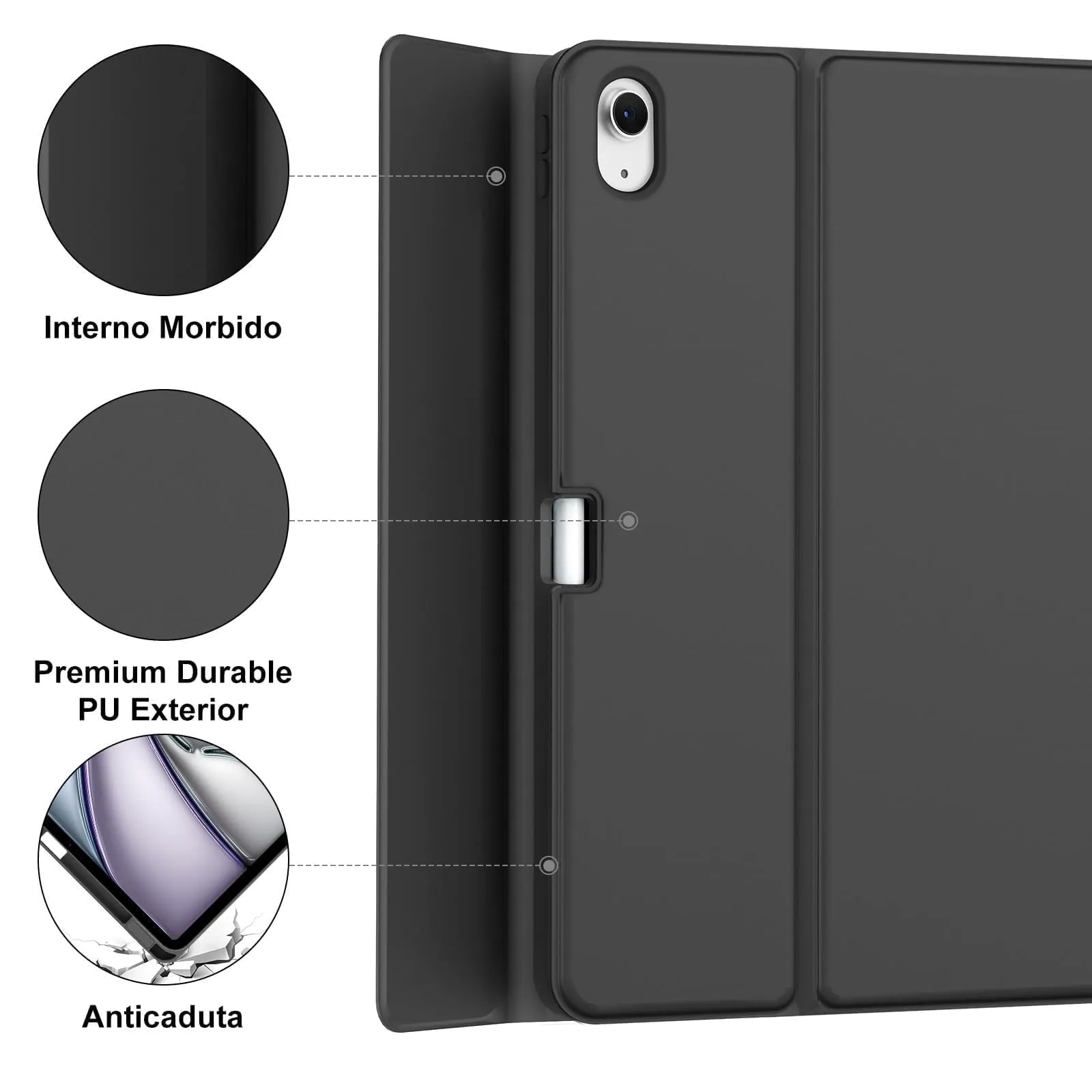 Cover Tastiera per iPad Air 11 M4 2026/M3 2025/M2 2024 11 Pollici - immagine 6