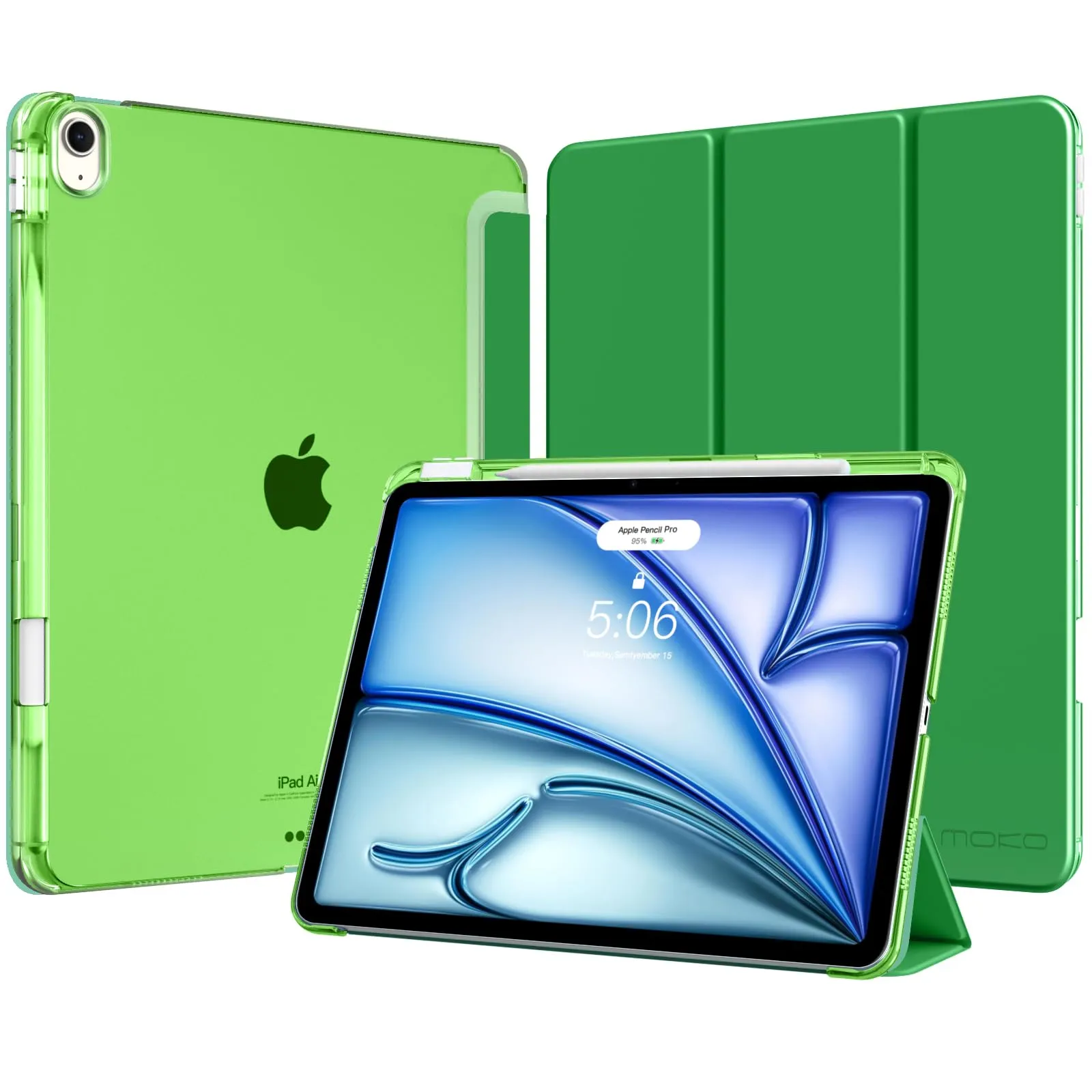 MoKo Cover per iPad Air 13 Pollici Case (M4/M3/M2) con Portapenna - immagine 1