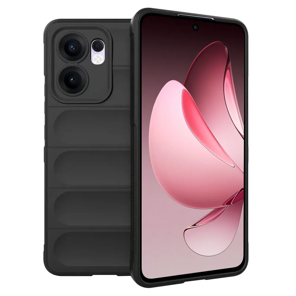 Custodia per Oppo Reno13 FS 5G / Reno13 F 4G / Reno13 F, Techsuit, Magic Shield, Nera - immagine 1