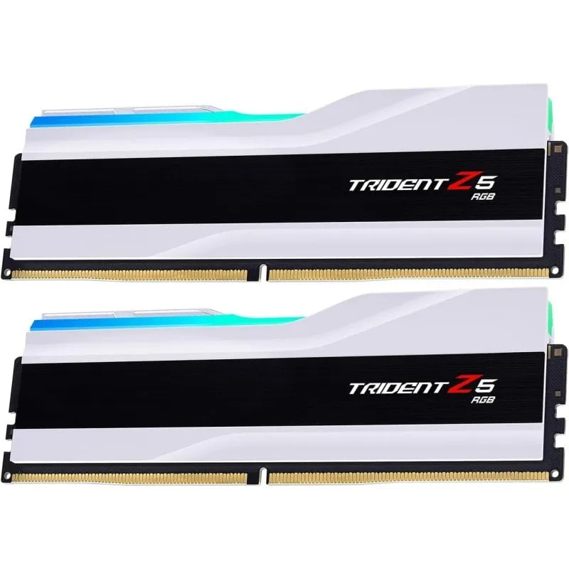G.Skill Trident Z5 RGB Bianco opaco DDR5 7200 MHz 48 GB 2x24 GB CL36 - immagine 1